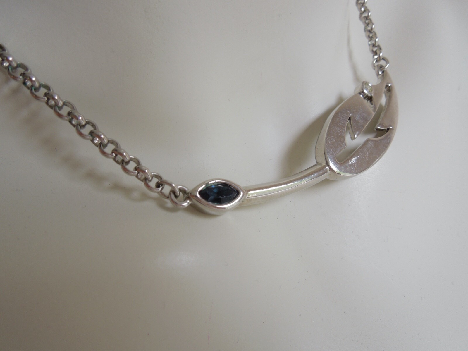 LR Fashion Jewelry Necklace, Chain 20.5 G/Adjustable Length 42-47 Cm