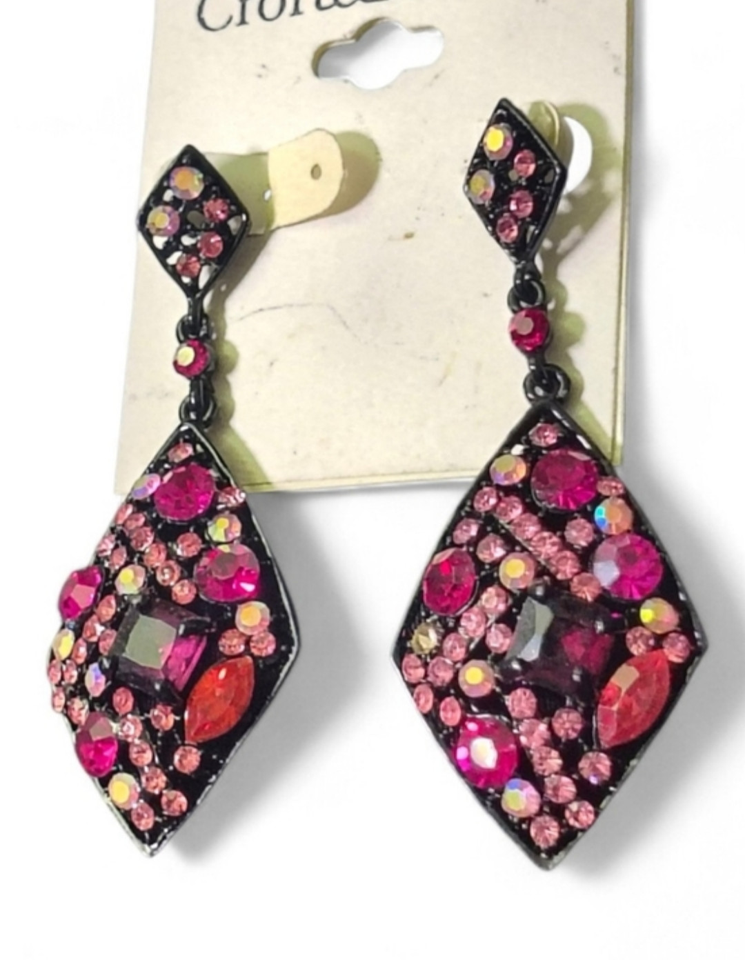 Assorted Costume Jewelry Dangle Earrings Bundle (3 Pairs)