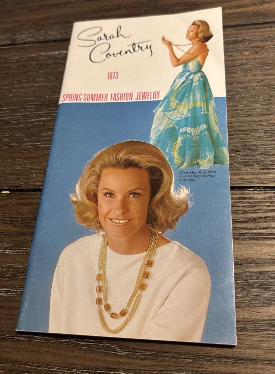 Vintage Spring/Summer 1973 Sarah Coventry Fashion Jewelry Catalog Necklaces