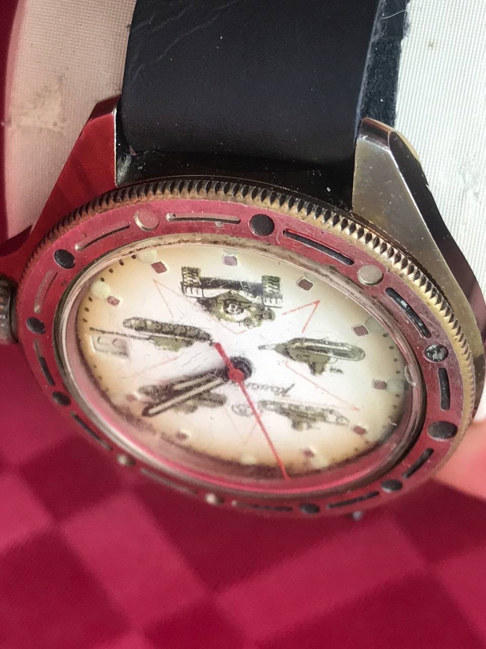 Rare Vostok Komandirskie Tank Evolution Dial Soviet Military Watch Working