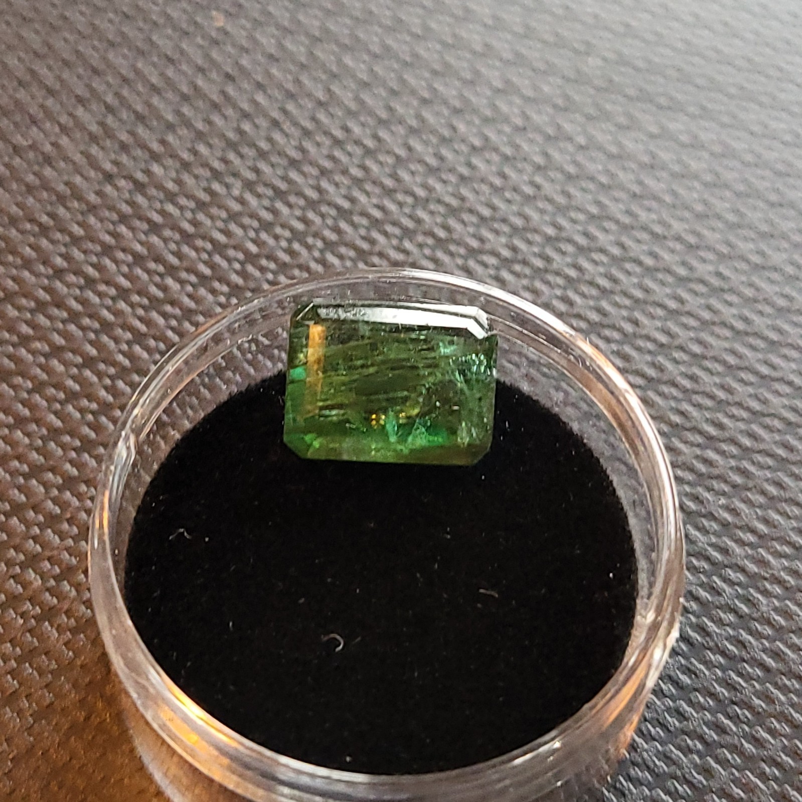 Stunning Natural Untreated Certified Ideal Dark Green Zambian Emerald 4.10ct