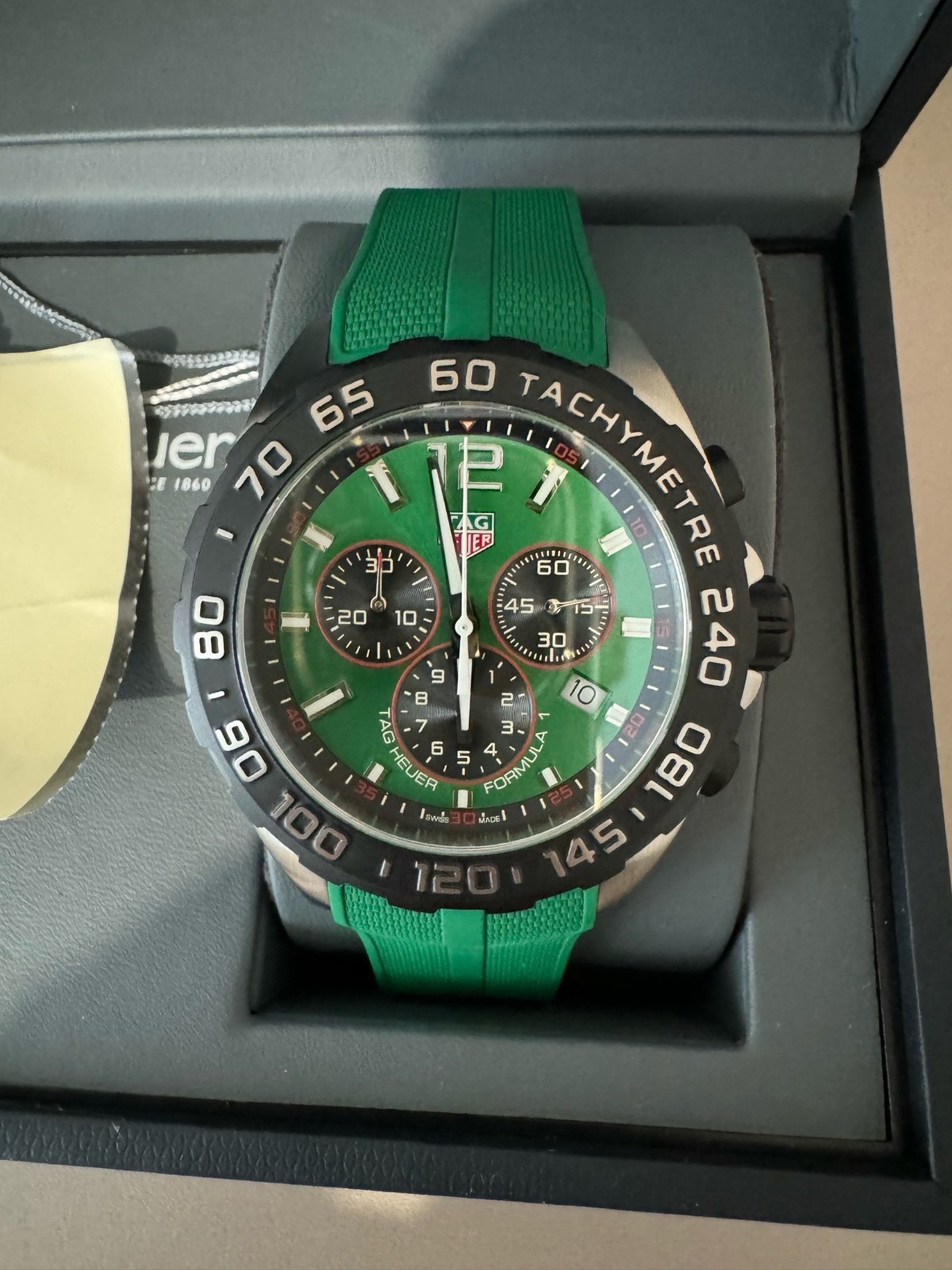 TAG Heuer Formula 1 Quartz Chronograph 43mm Green Men’s Watch CAZ101AP.FT8056