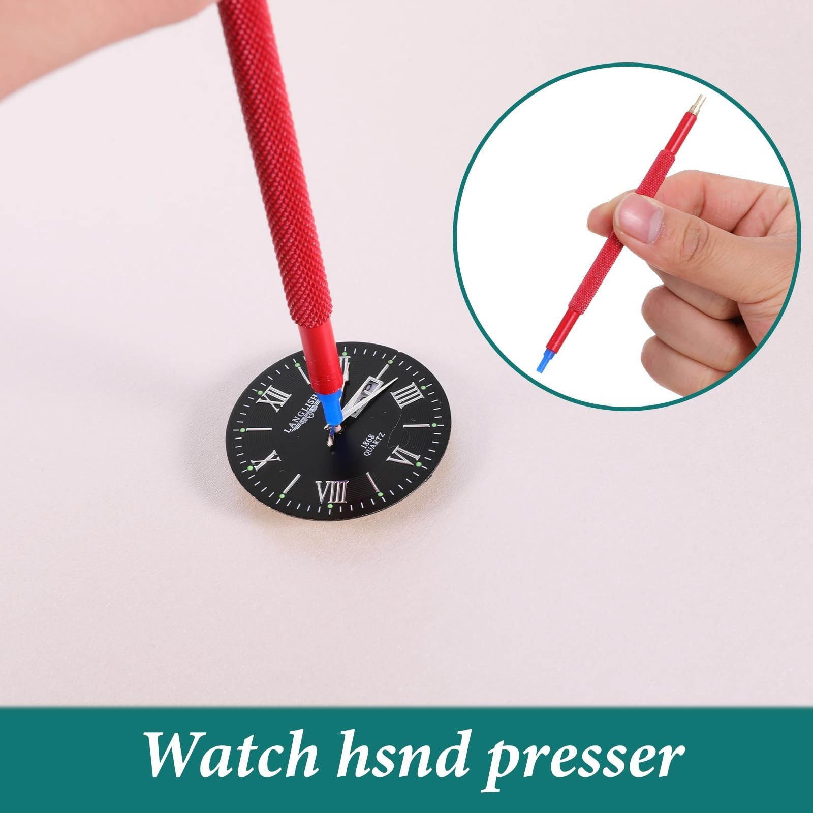 5 Pcs Watch Hands Repair Tool Kit, Stainless Steel Watch Hand Setting Tool, P…