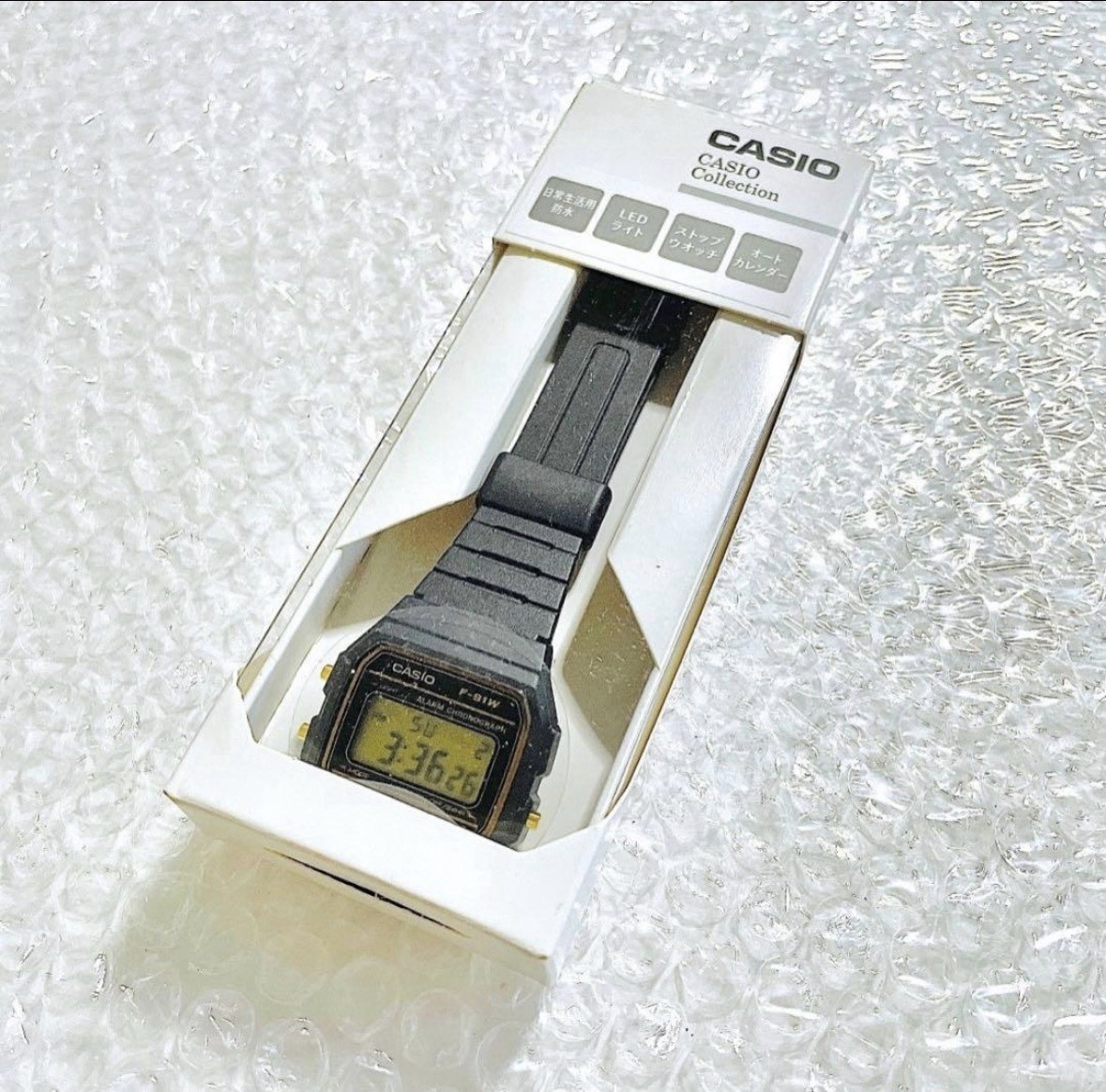 Casio Watch Casio Collection Japan Product Web Exclusive Model F-91WG-9QJH New