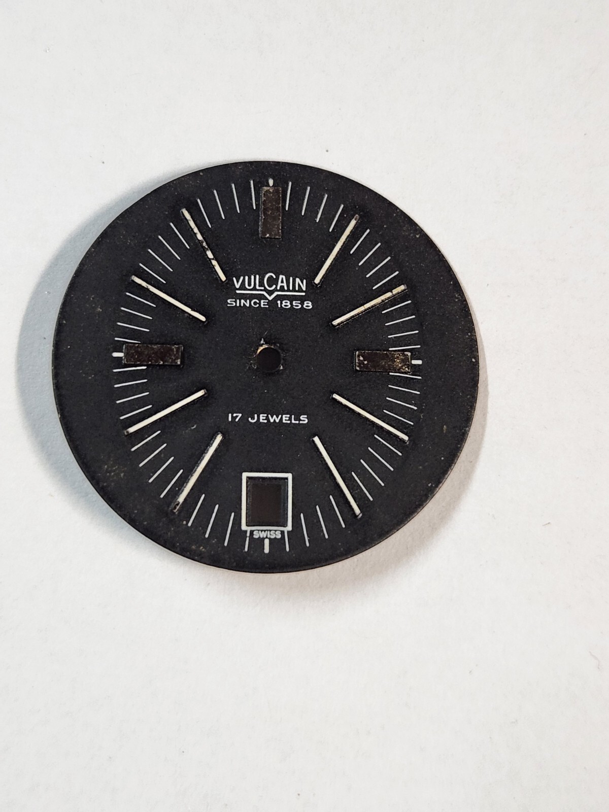 Vintage Black Vulcain Dial 31.8mm
