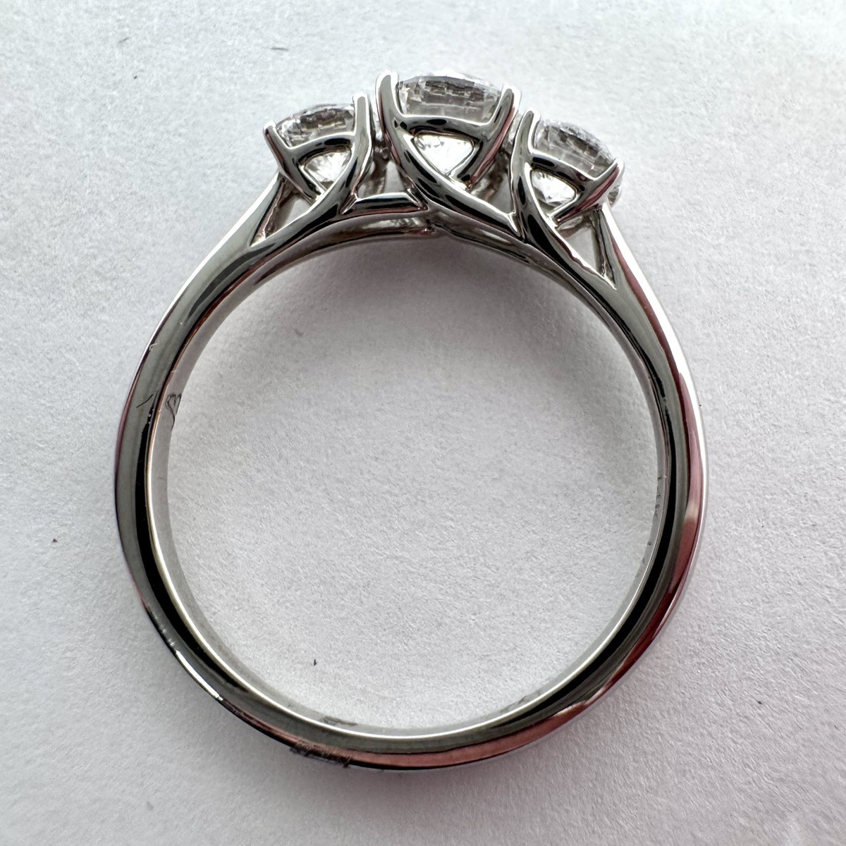 1.95G 14K 585 White Gold 0.80ctw LAB Diamond Ring! (CMP109310)