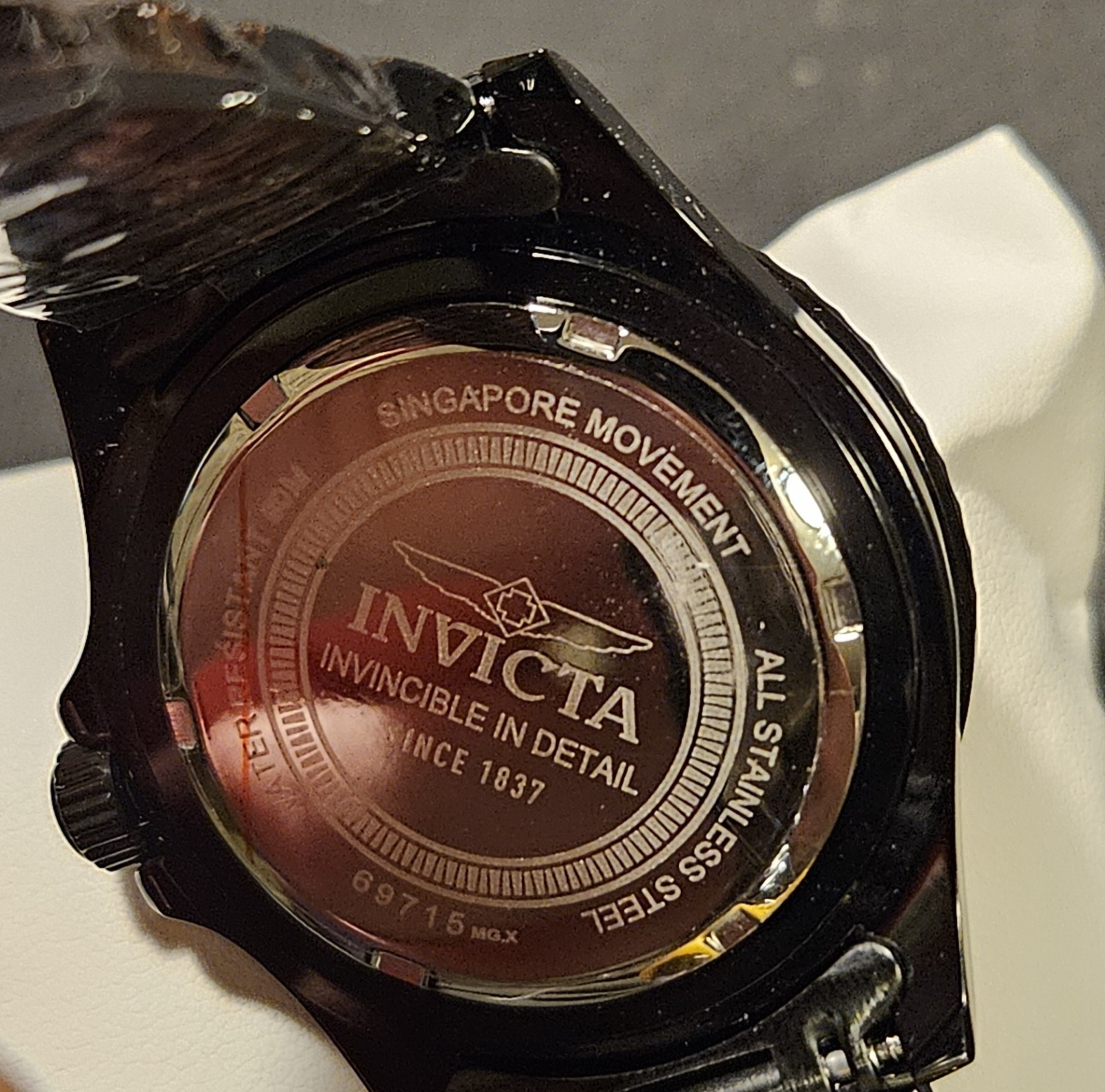 Invicta Specialty Velario Men’s Watch 41mm, Black/Orange 69715 Brand New In Box!