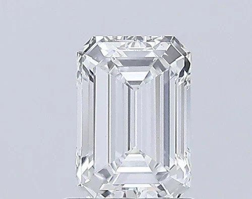 3.03 Cts Emerald Cut IGI Certified Lab Grown CVD Diamond F Color VS1 Clarity