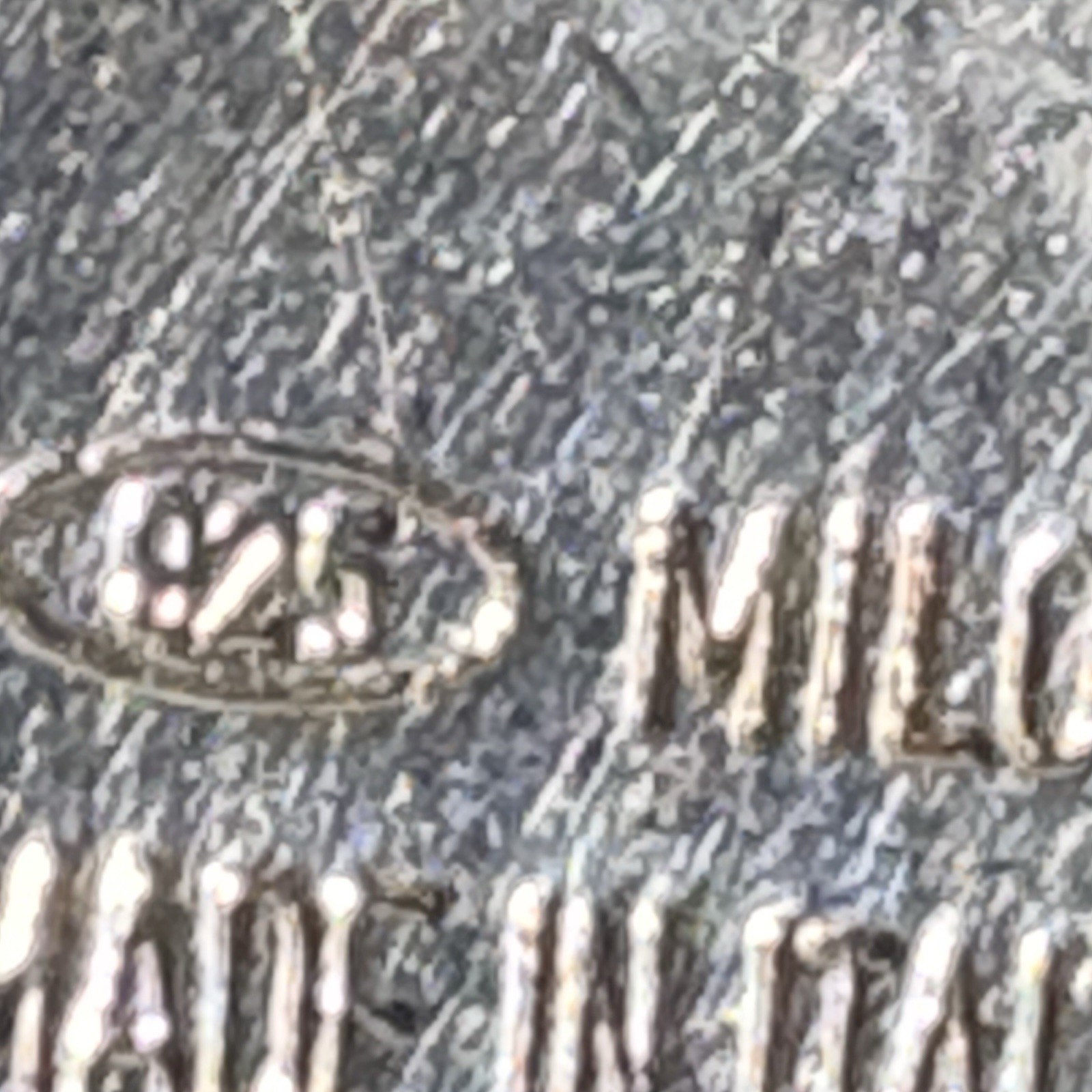 Milor Sterling Silver 925 Greek Key Bracelet Make In Italy