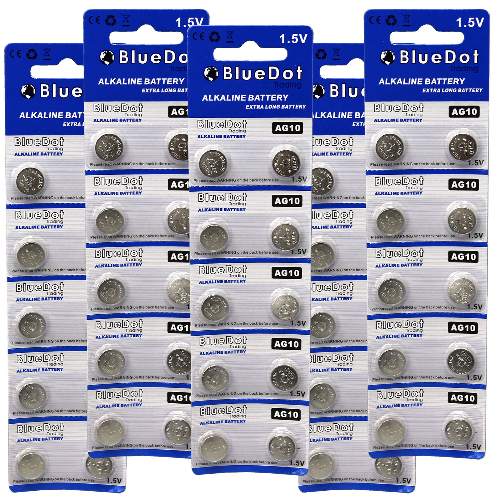 (Qty 50) LR1130 AG10 389A LR54 L1131 189 V10 GA M5 Alkaline Battery ~Ship from