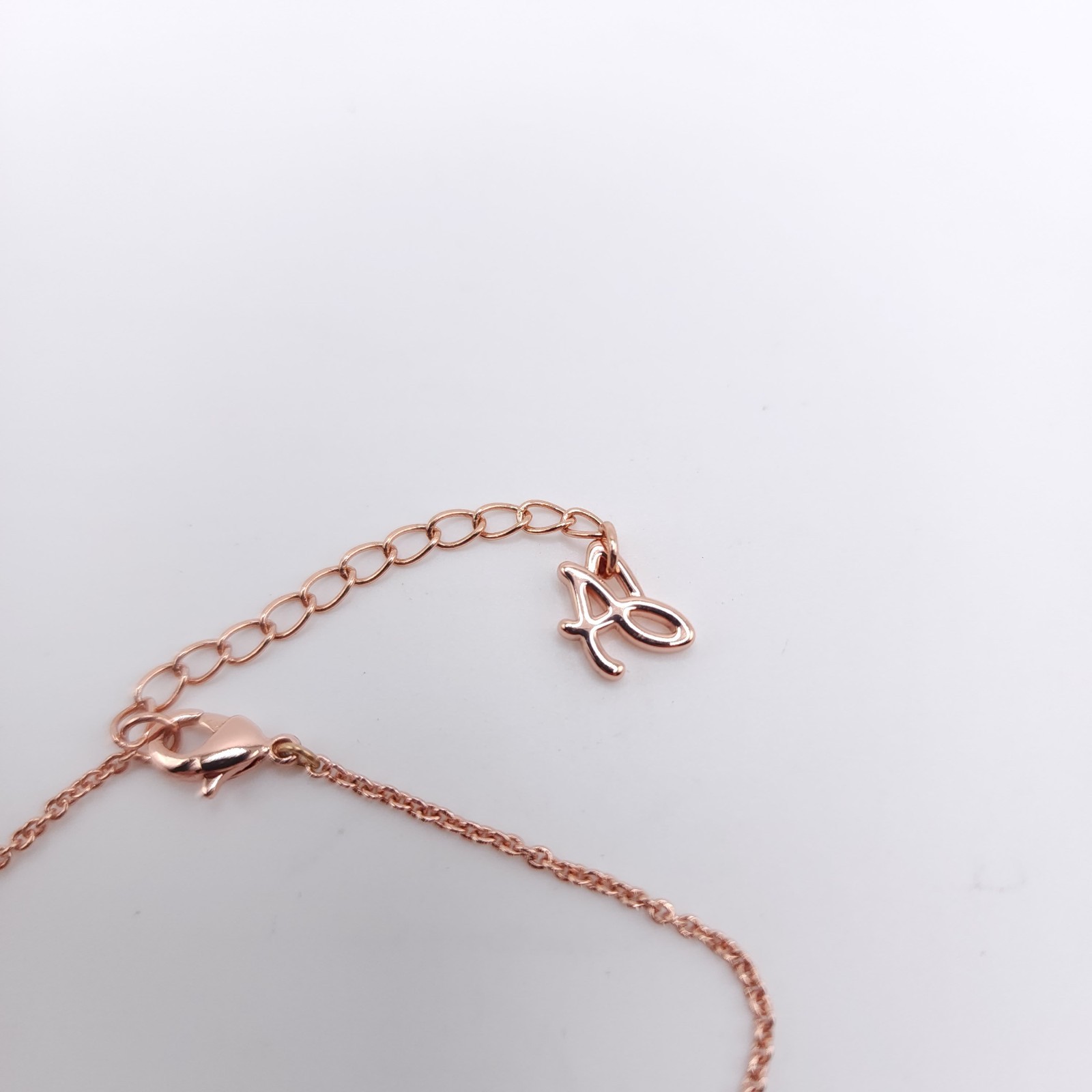 Adore by Swarovski Rose Gold Circle Crystal Bracelet Adjustable 6.5-8.5in Signed