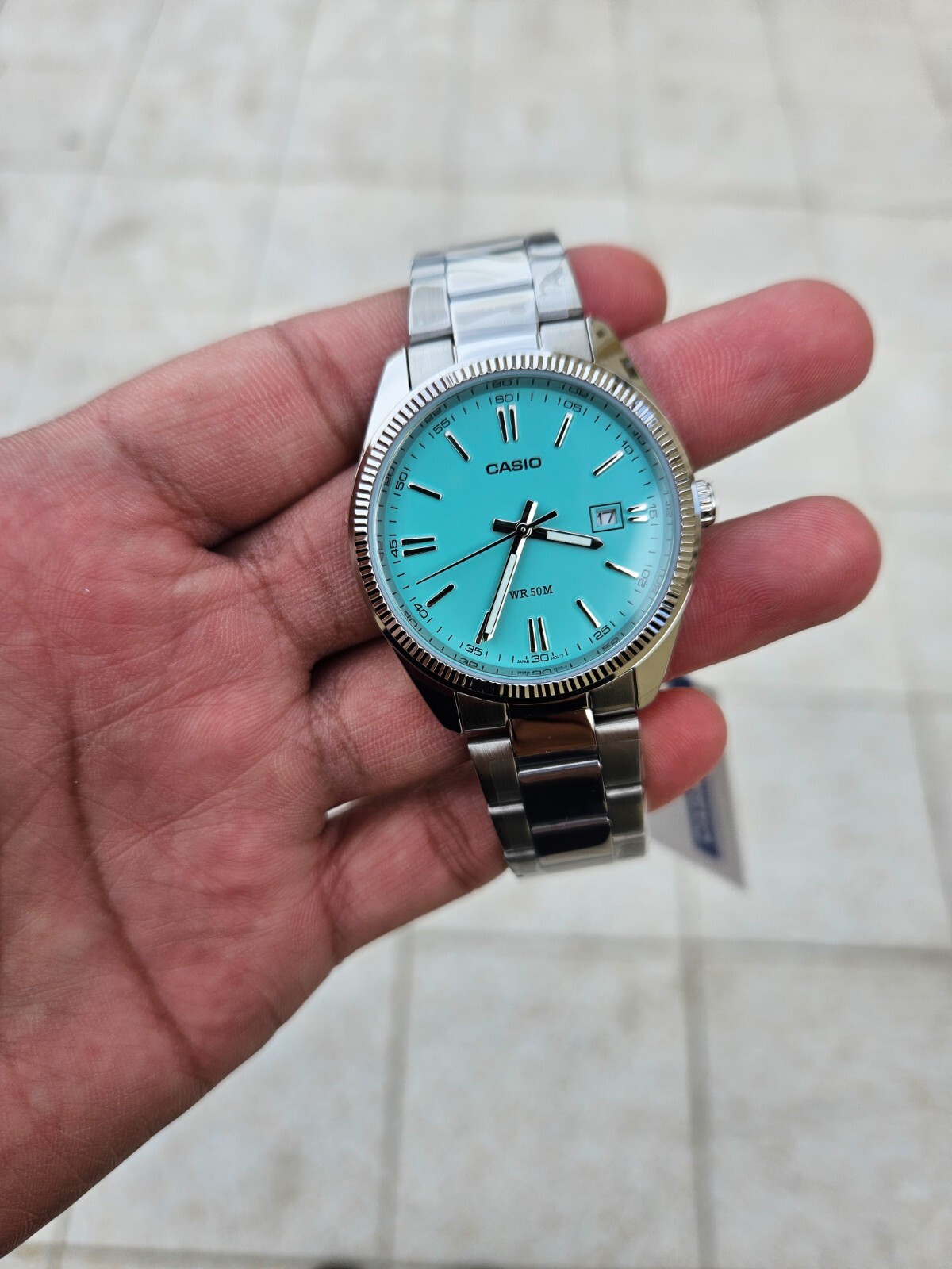 “Casio MTP-1302PD TIFF Blue Dial – Classic Men’s Stainless Steel LIMITED STOCK