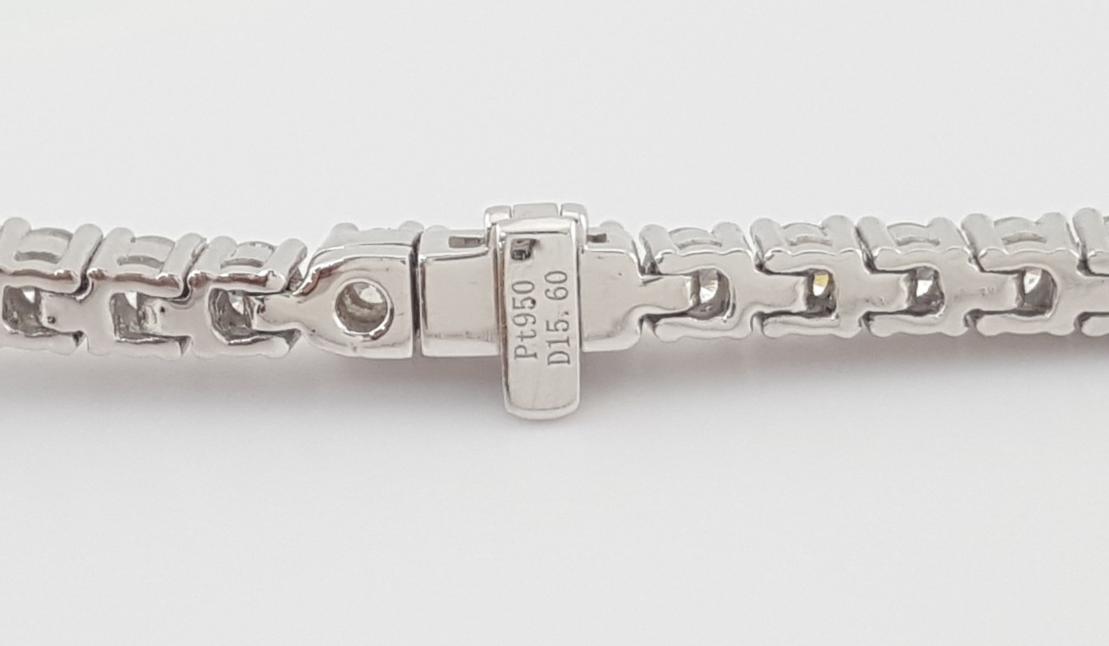 Round Diamond Riviera Tennis Necklace 15.6 ct Platinum 40.5 Grams 17″ Rtl $45K