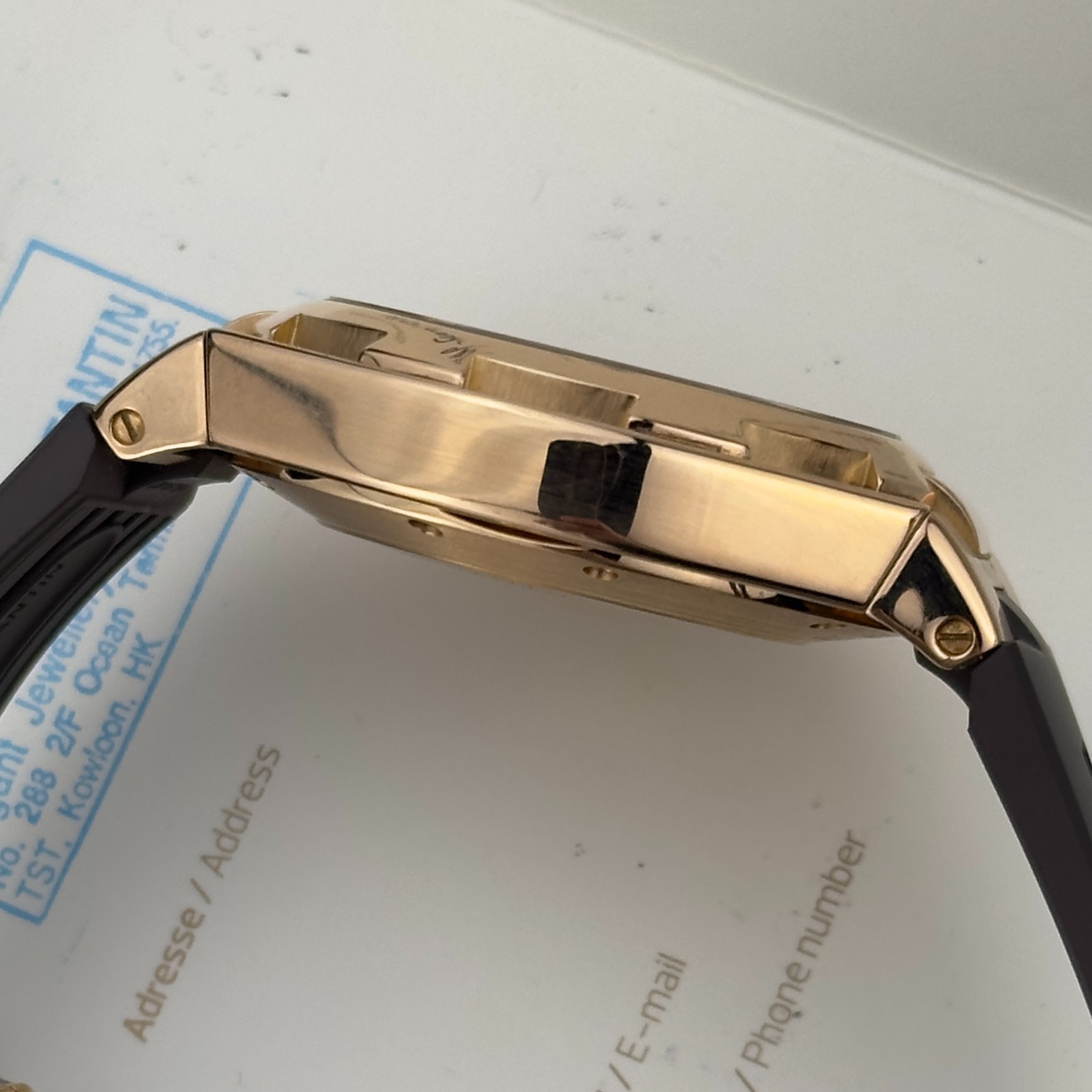 2013 Vacheron Constantin Overseas Rose Gold Men’s Watch 49150/000R-9454 Papers