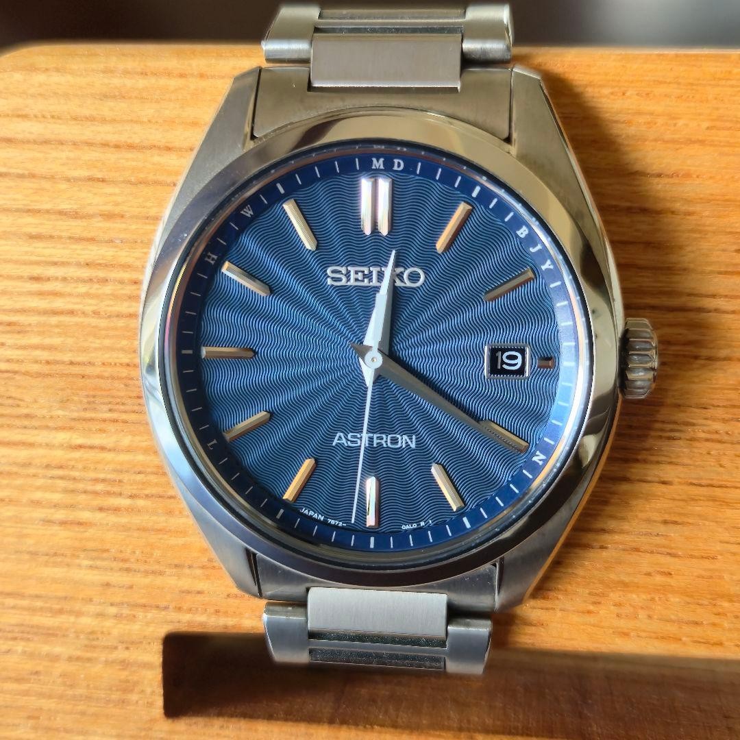 SEIKO ASTRON SBXY031 Titanium Solar Radio Safe packing!