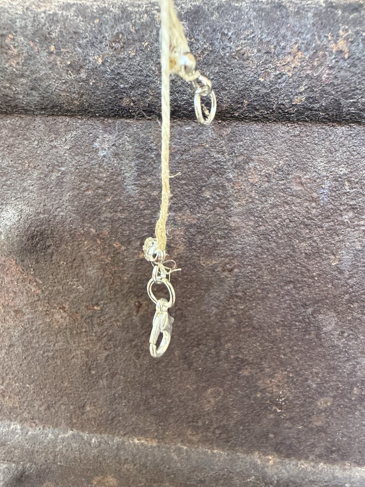 Real Snake Vertebrae Hemp Cord Handmade Necklace