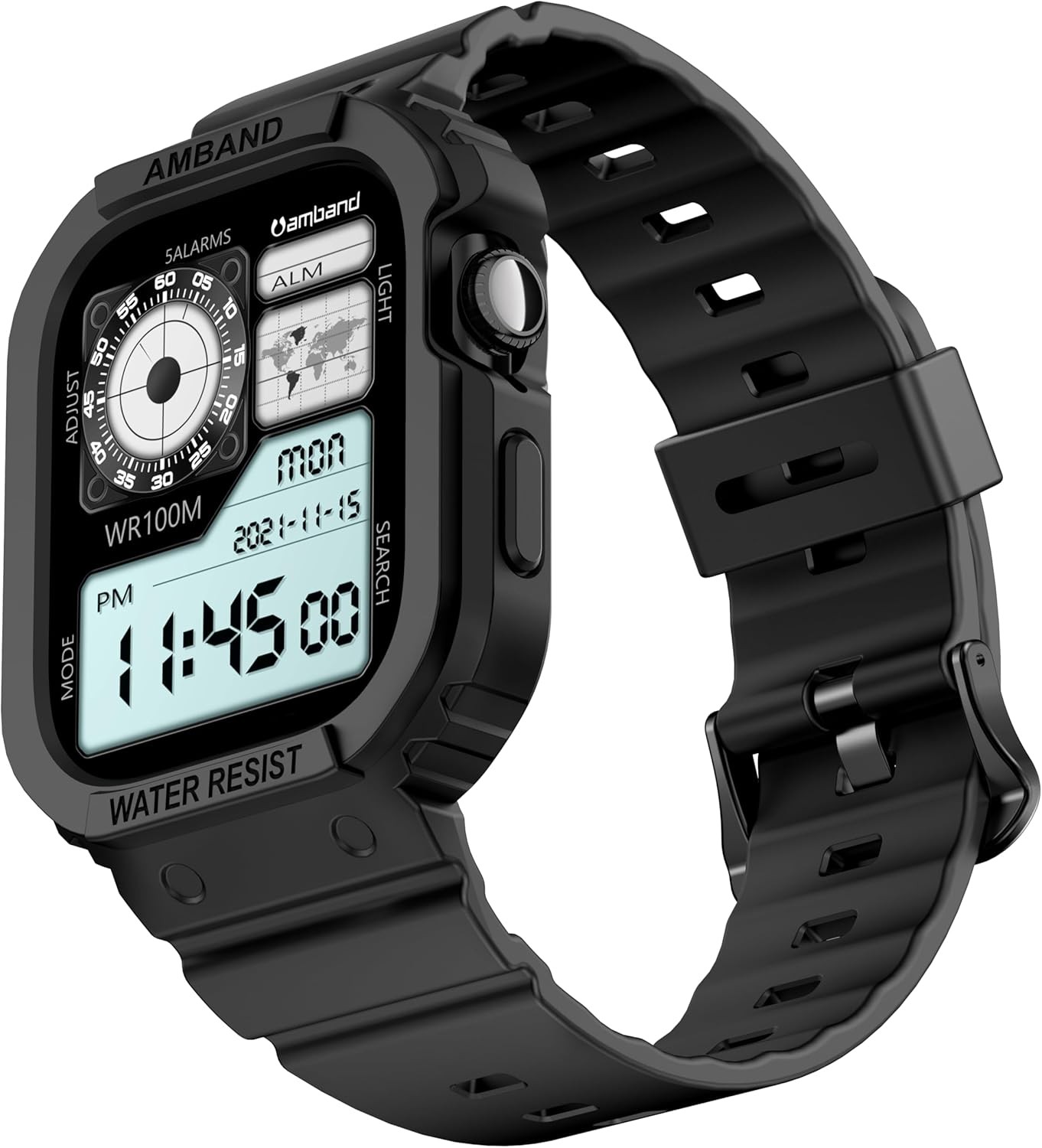 Rugged Apple Watch Case Band Protective Cover Strap Ultra Series 11 10 9 8 7 6 5