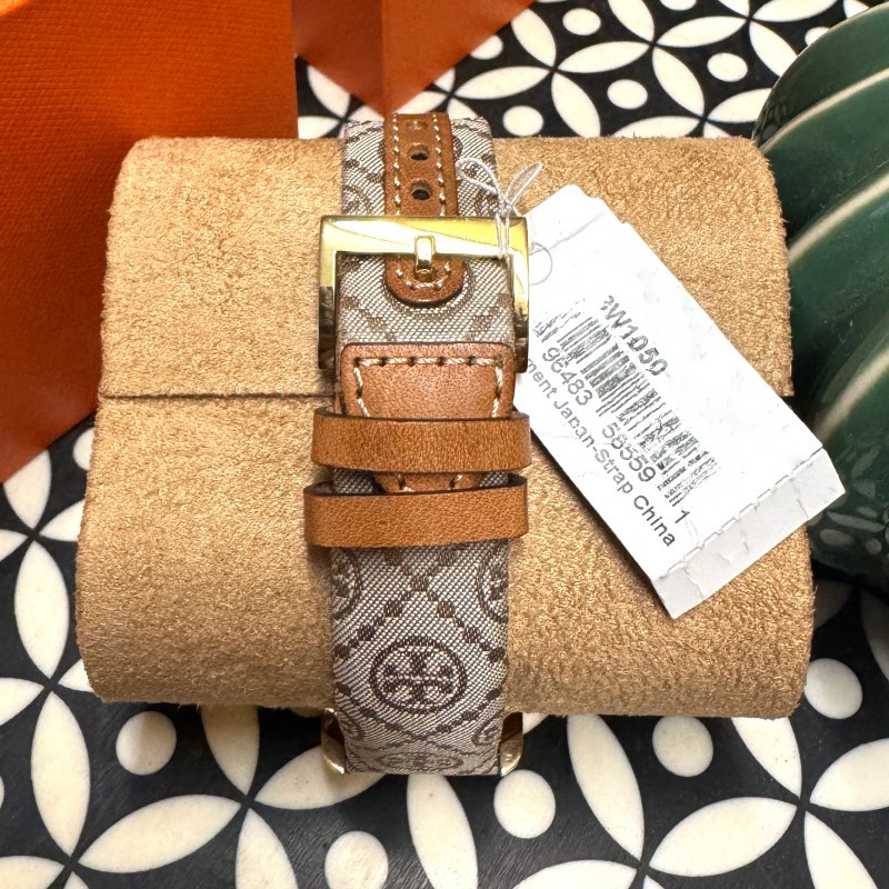NEW TORY BURCH T MONOGRAM CHRONOGRAPH WATCH TBW1050