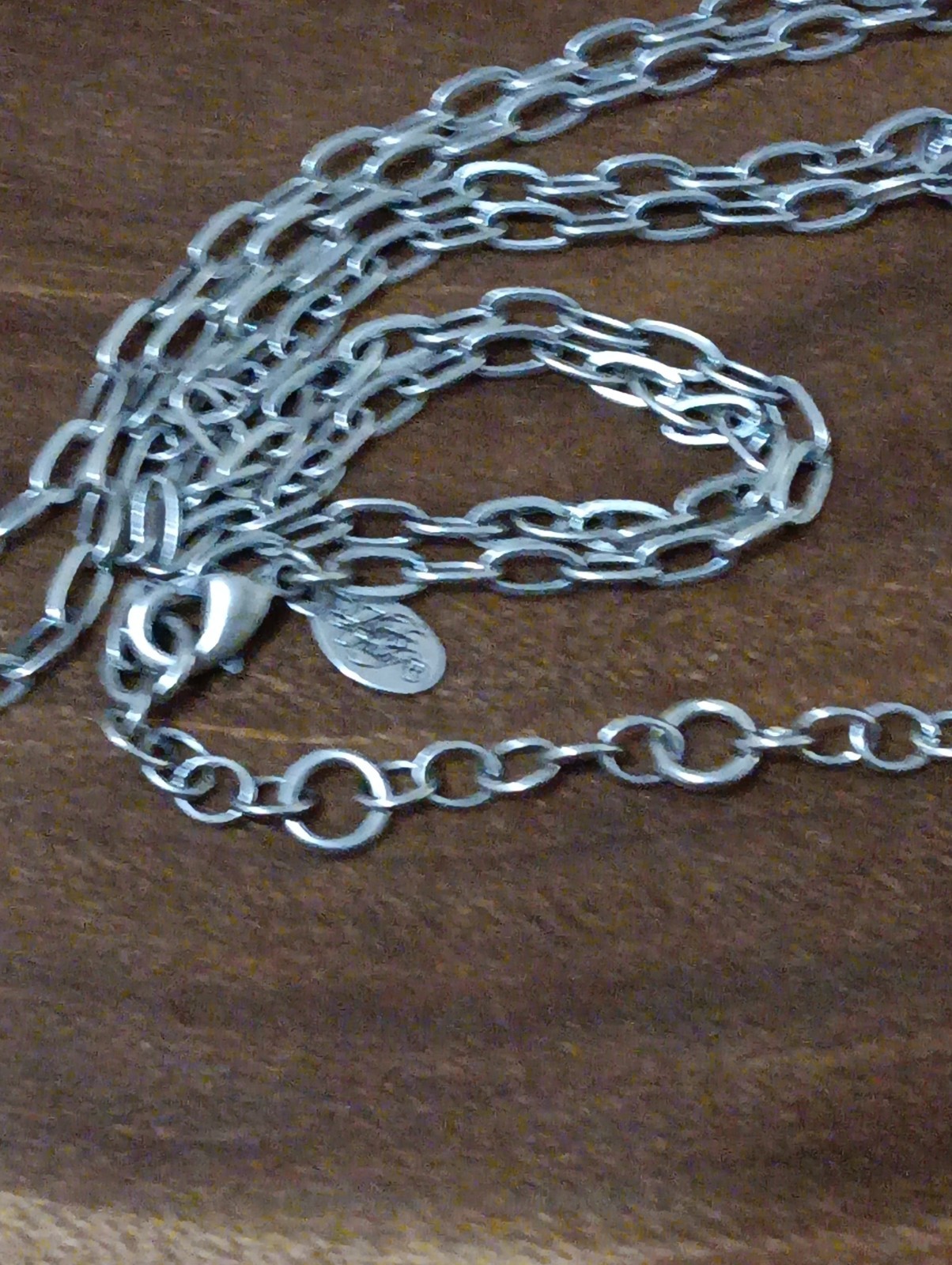 NEW KIRKS FOLLY SILVERTONE CRESCENT MOON CHARM NECKLACE SWAROVSKI CRYSTALS