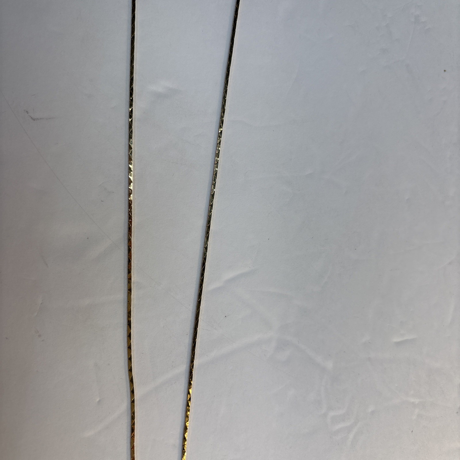 Vintage Gold Tone Filigree Butterfly Adjustable Slider Necklace 29”
