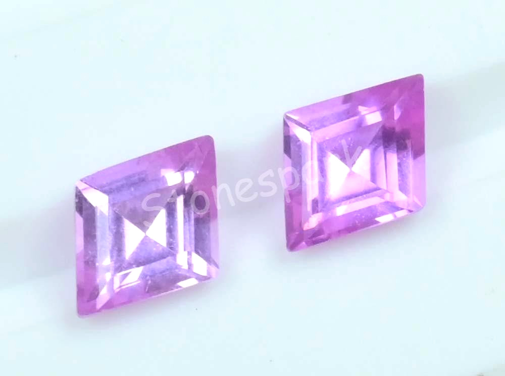 1.70 Ct Natural Mogok Pink Ruby Pair Certified Flawless Loose Gemstone