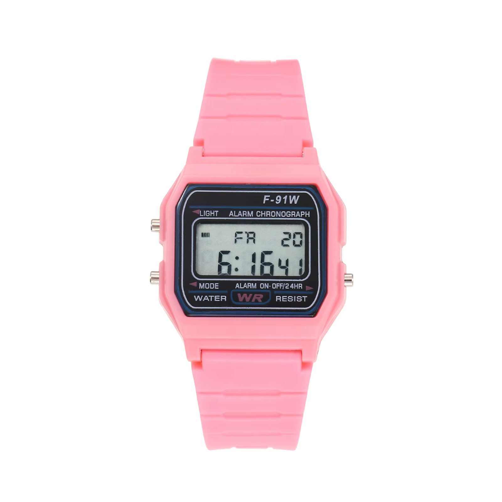 Kids Digital LED Sports Watch Alarm Stopwatch Rubber Strap F91W Style