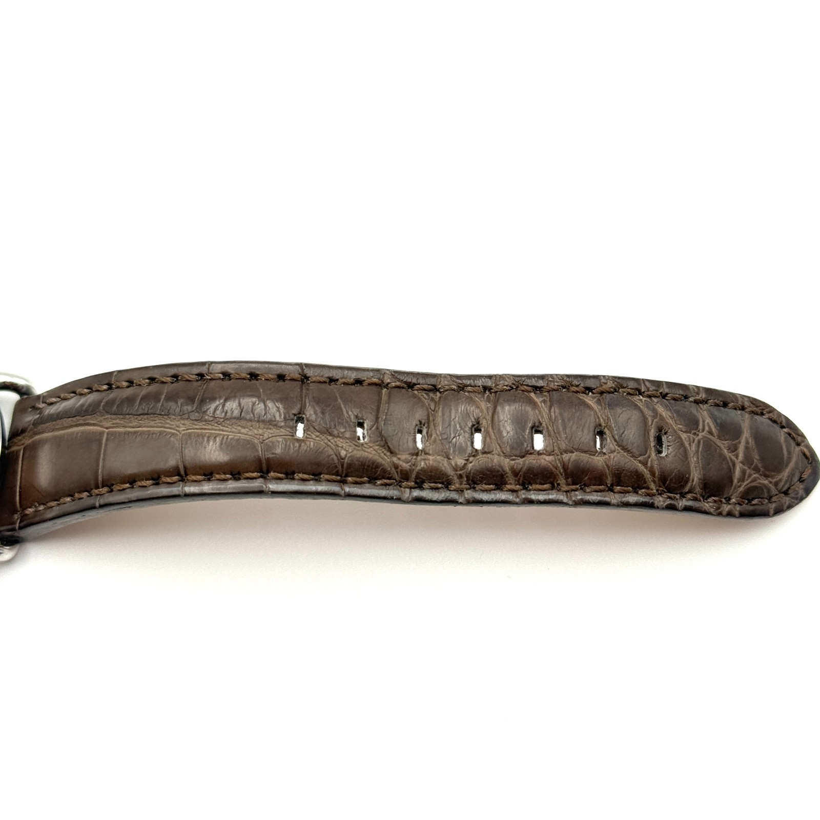 Shinola The Runwell Argonite 1069 Watch with Alligator Band *WORKS*