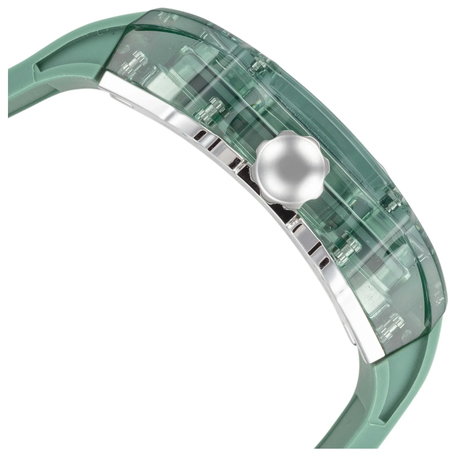 Invicta Racing Men’s 48.5mm Tonneau VH61 Green Quartz Watch IN-48445
