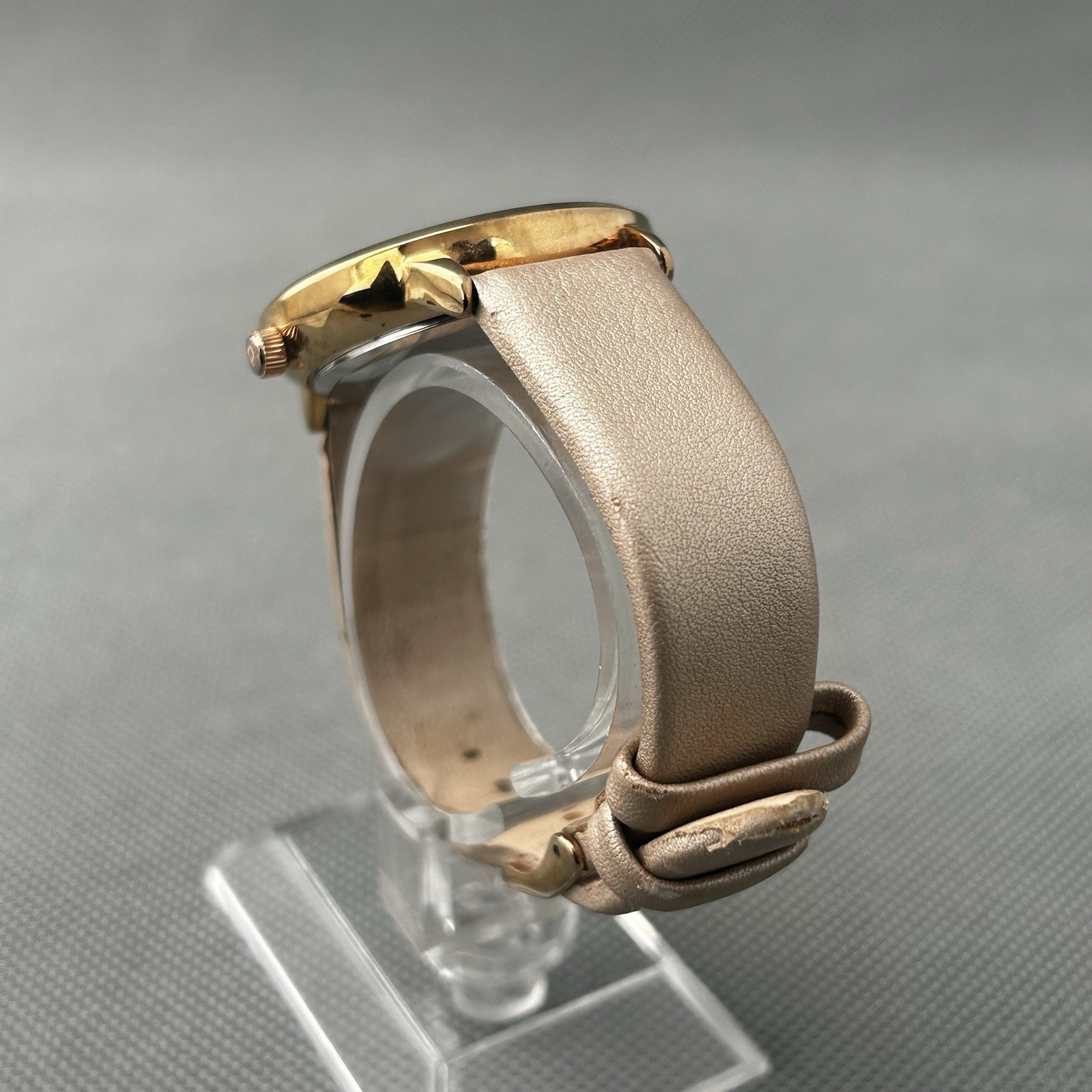 Parfois Womens Watch Rose Gold Leather Floral Dial Round Ladies New Battery