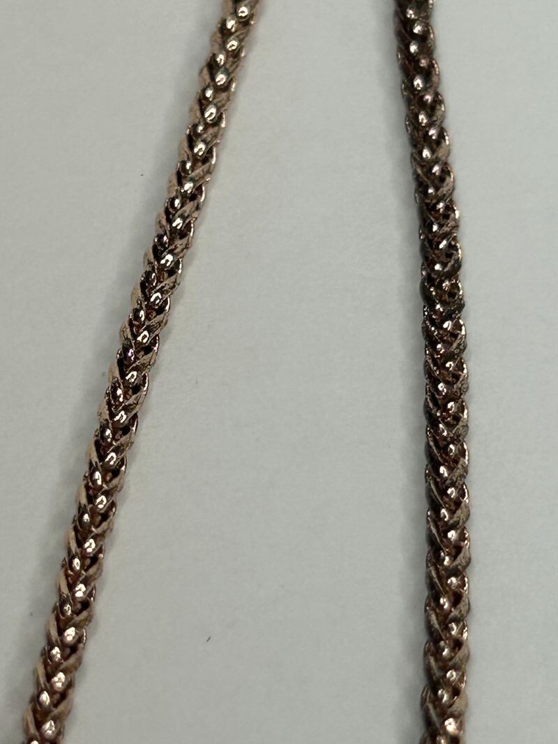 Open Scroll Heart Bracelet Up to 8 inch Adjustable Rose Gold Rope Chain Slide