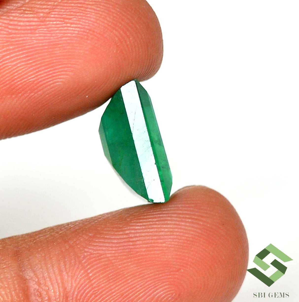 14.80×11.65 mm IGI Certified Natural Emerald Baguette Cut 9.93CTS Loose Gemstone