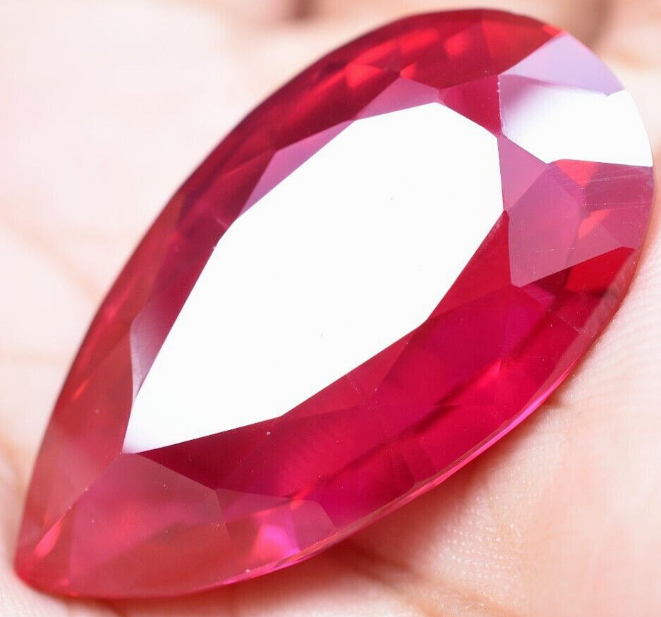 Natural 63.30 Ct Mogok Pink Huge Ruby Sparkling GGL Certified Treated Gemstone