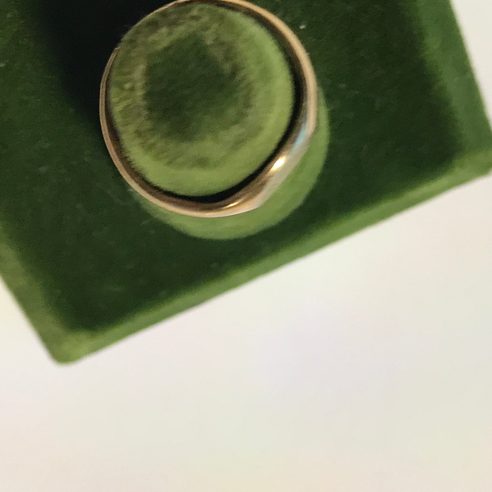 Vintage 10KT Gold Filled Stamped & Engraved Monogram “O” Ring Size 5 VARGAS