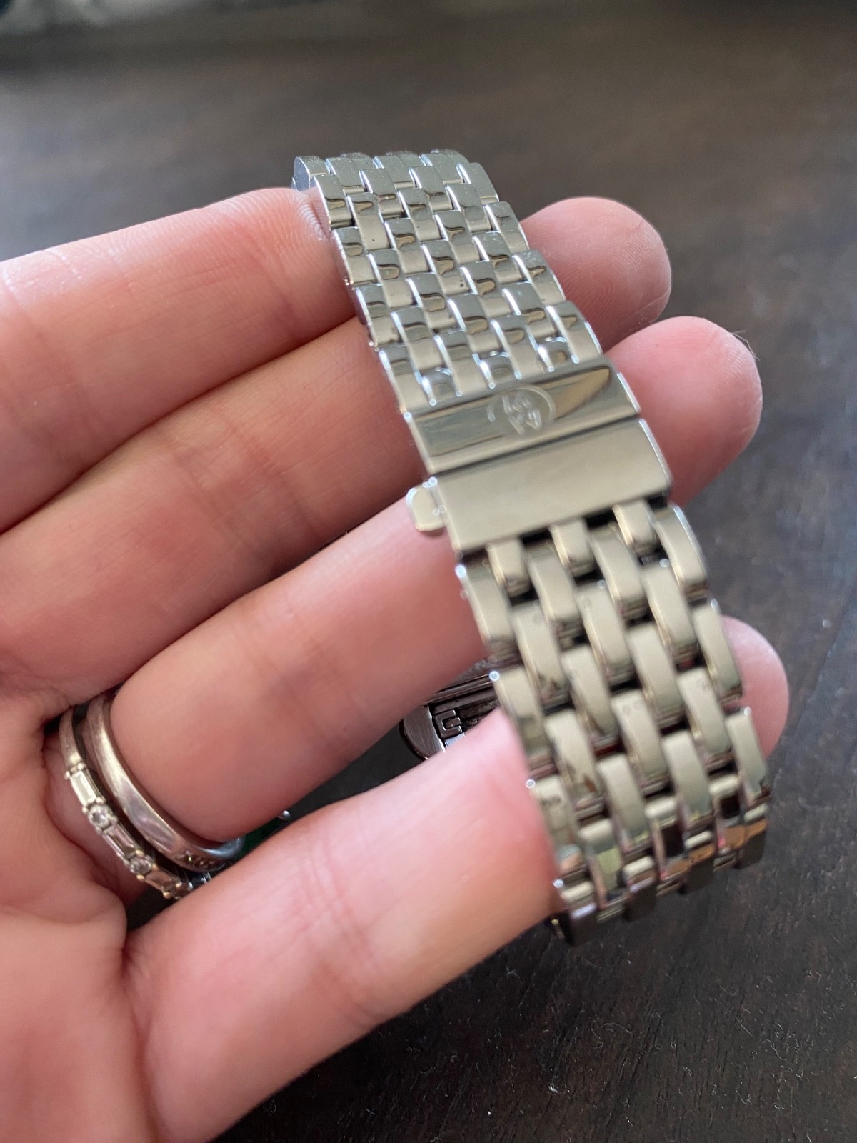 michele diamond deco watch