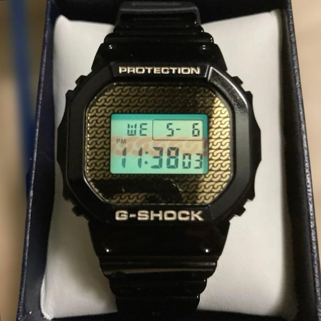 CASIO G-SHOCK DWE-5600HG Black Gold Digital Watch Carbon Core