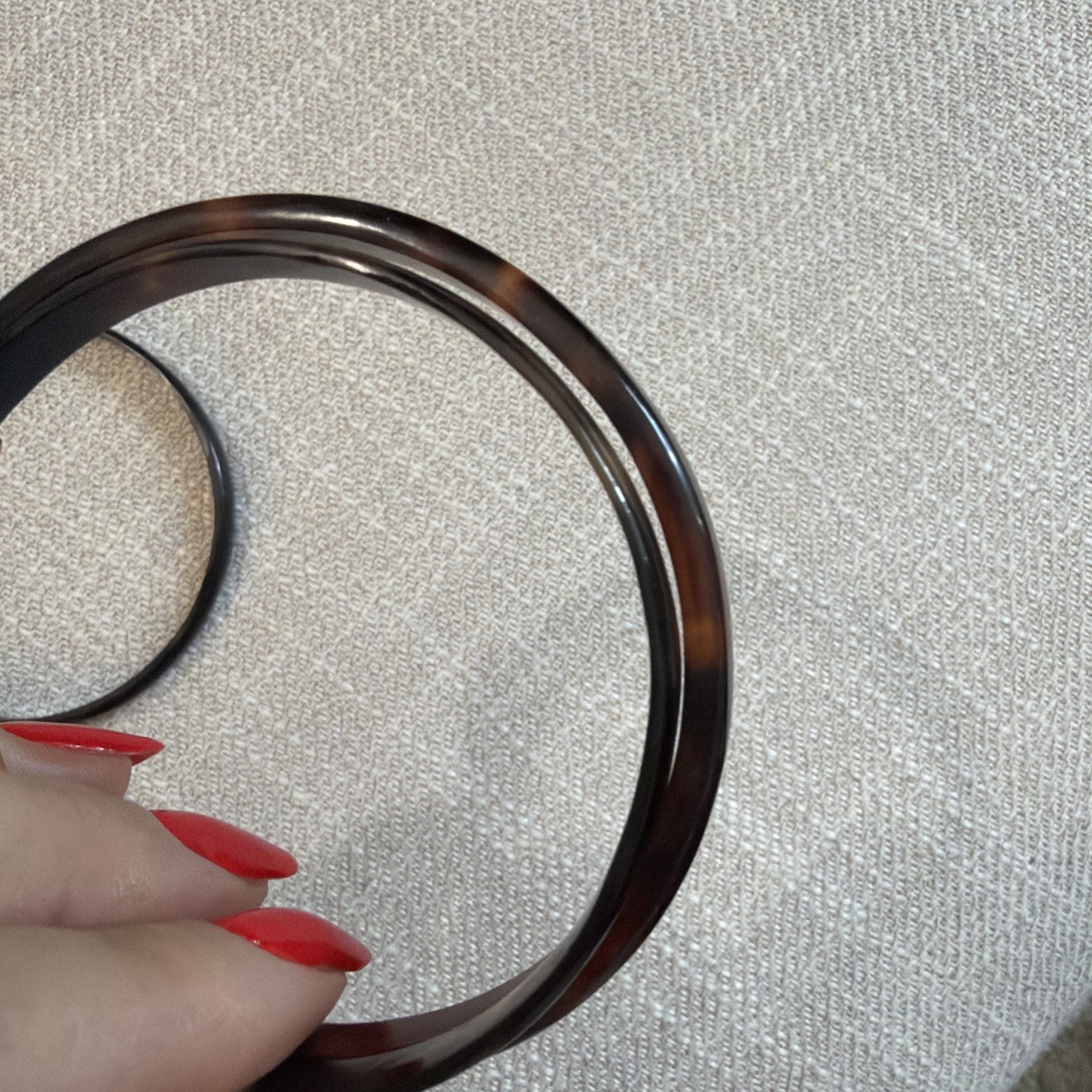 VTG 3 FAUX TORTOISE SHELL SET BRACELET ESTATE FIND RARE adjustable