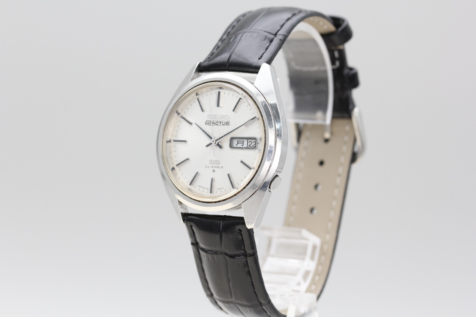 1970【Exc+5 / Box】SEIKO 5 Actus SS 6106-7480 Day/Date Kanji Automatic Men’s Watch