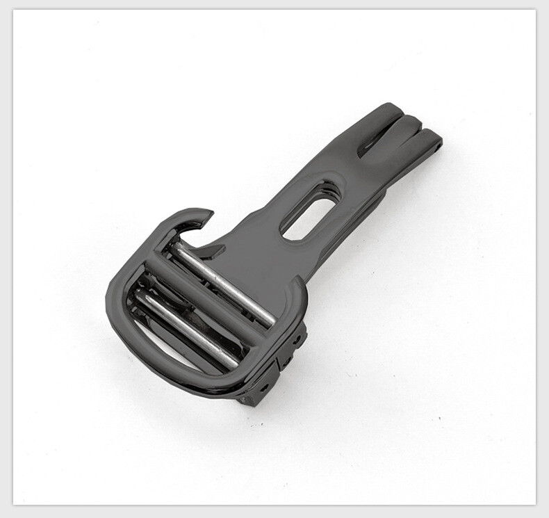 For Cartier stainless steel folding buckle metal butterfly clasp12 14 16 18 20mm
