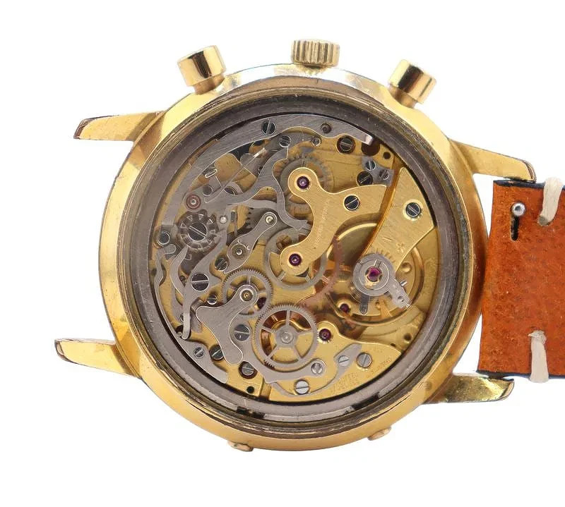 WAKMANN JUMBO TRIPLE DATE CHRONO VALJOUX 730-WORKING-SMALL PUSHER HEAD MISSING