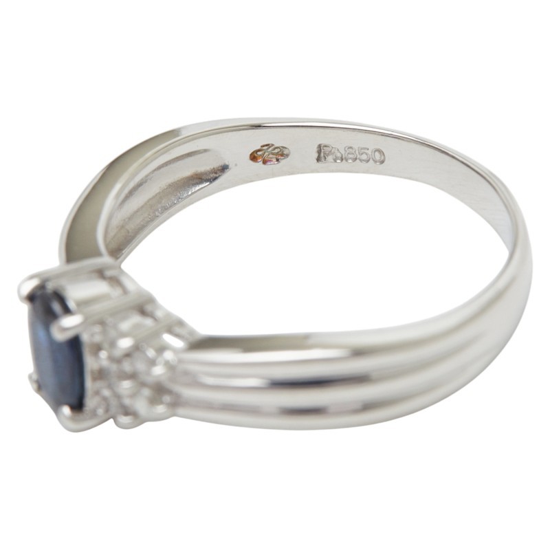 AUTHENTIC Ring ring Pt850 Platinum #13(JP Size) Women
