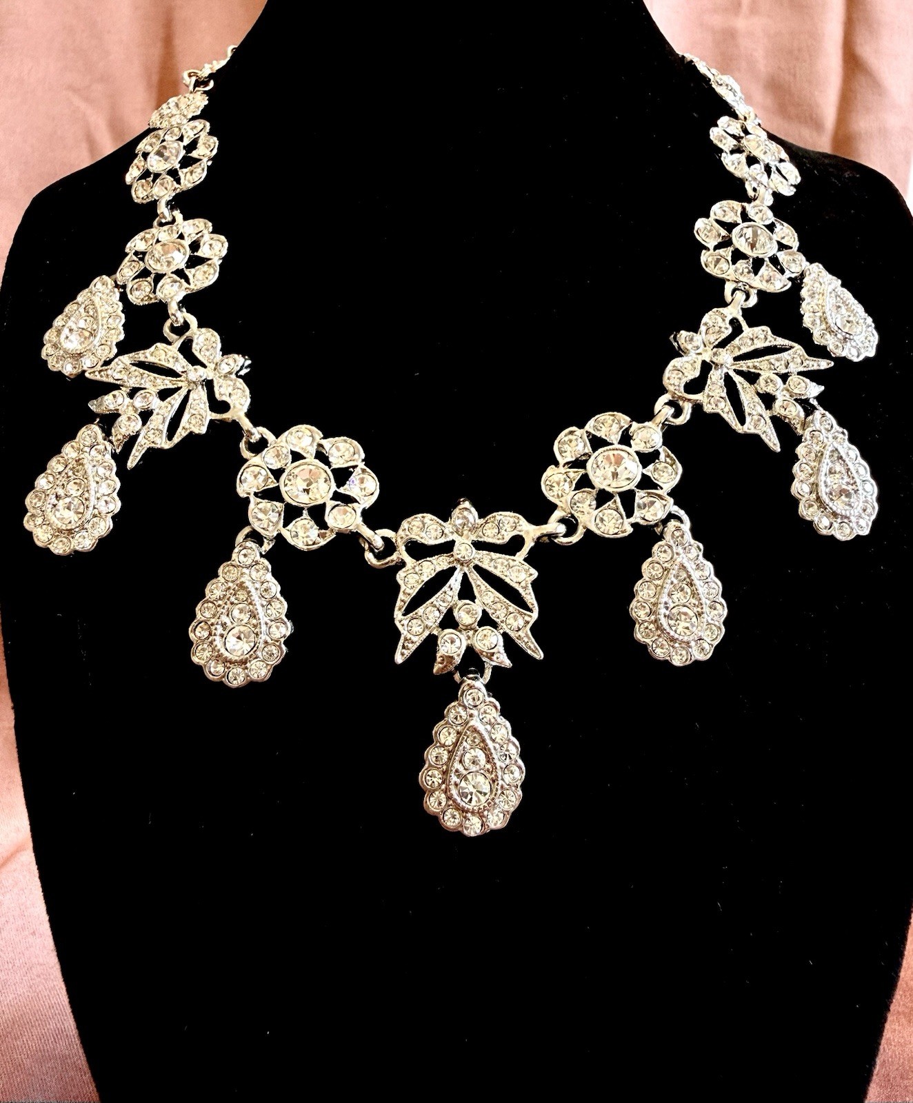 KJL Let Them Eat Cake Full Necklace Marie Antoinette Liz Taylor Kenneth Jay Lane
