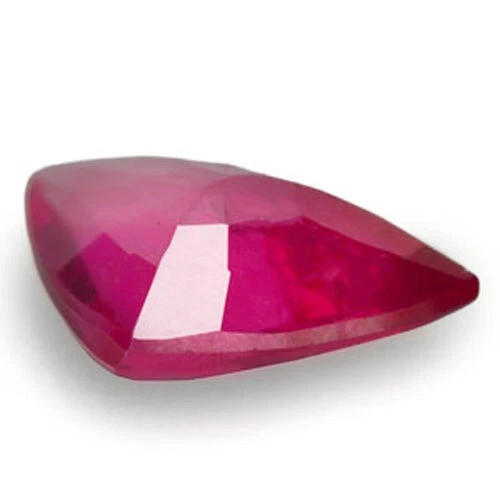 MOZAMBIQUE Ruby 25+ Cts Natural Untreated Pinkish Red Trilliant