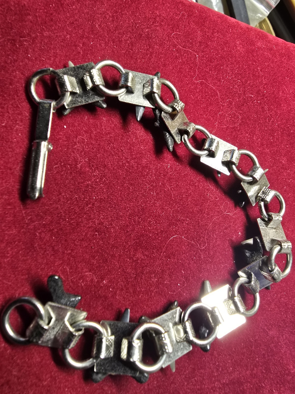 7″ Shark Tooth Bracelet Home Made From Casperson Beach 10 + Mill Yr Old Teeth