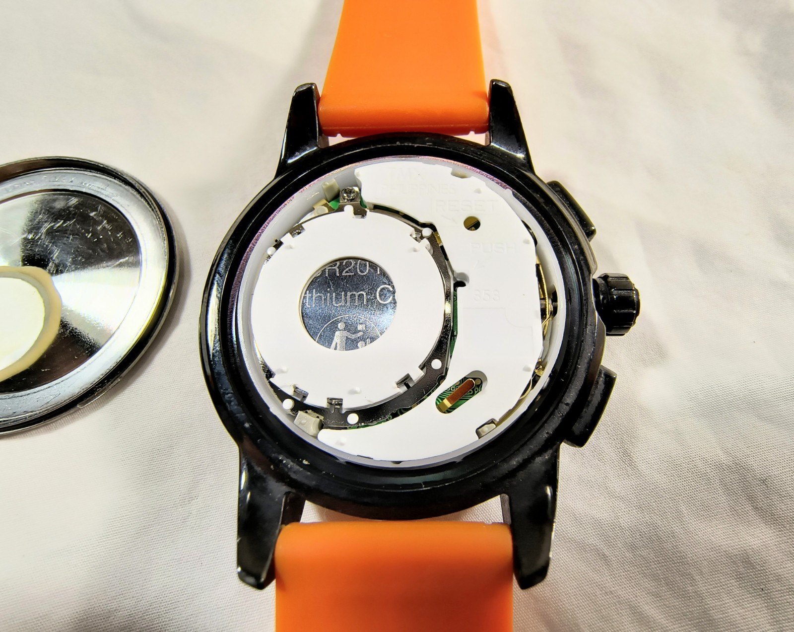 Timex 1854 Intelligent Quartz Watch T2N707 Tachometer Chronograph WR100 Working