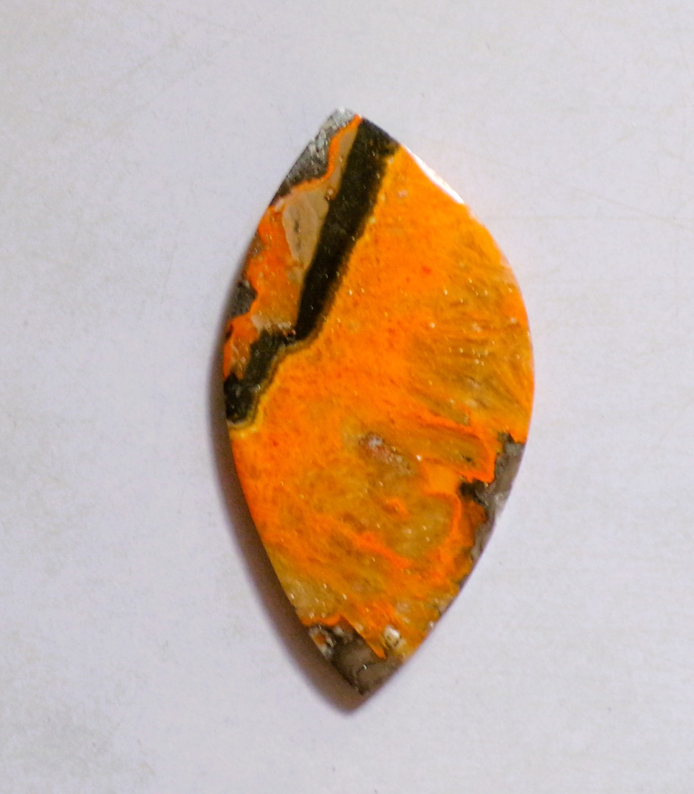 57.55 Cts Natural Bumble Bee Jasper Cabochon Loose Gemstone 54.5X29X5MM 51