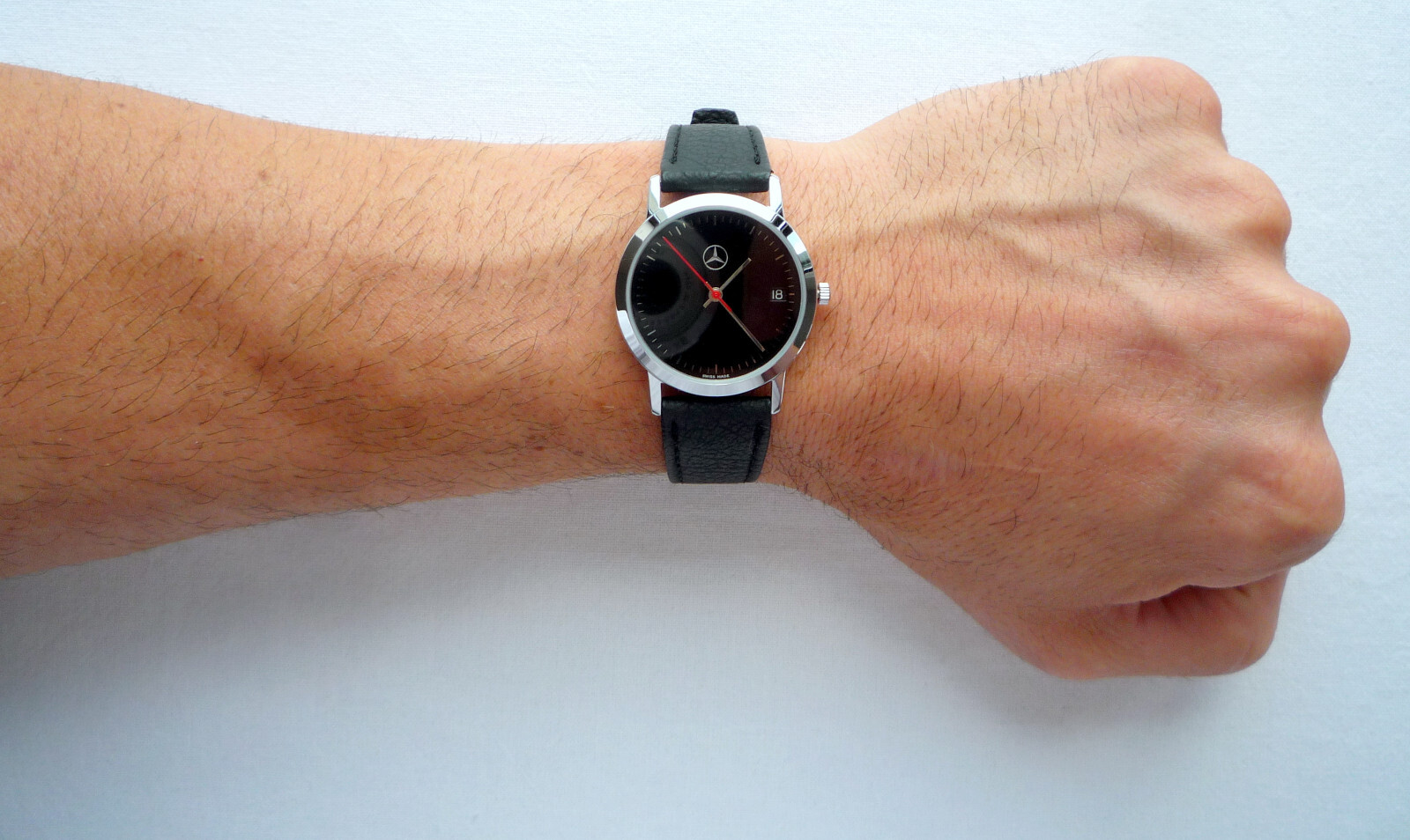 Mercedes Benz Vintage Classic Car Accessory Sport Basic Design Swiss Made Watch