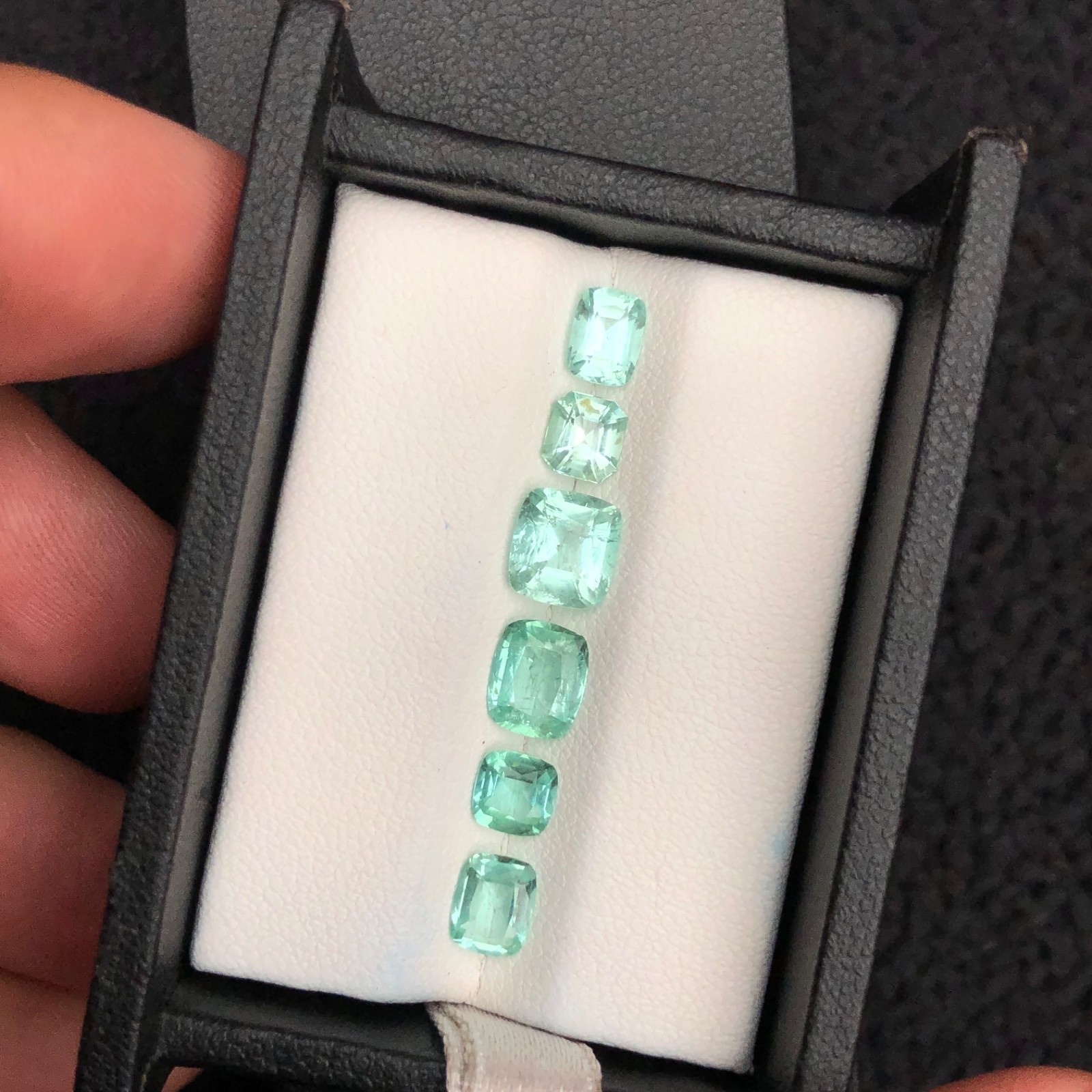 4 Ct Natural Seafoam Tourmaline Lot Mint Green Loose Gemstones for Jewelry
