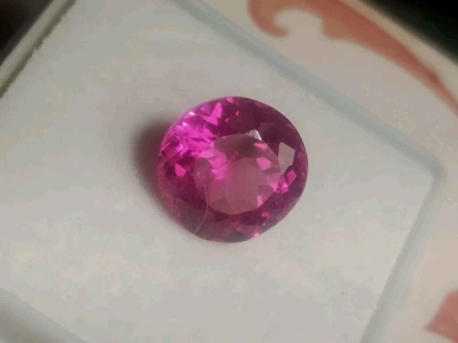4.00ct Unheated Natural Mogok Pink Ruby Round AGSL Certified Stunning Loose