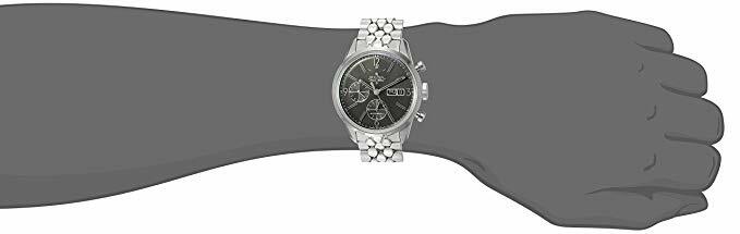 Bulova Accu Swiss 63C119 Murren Men’s Day Date Automatic Chronograph Watch