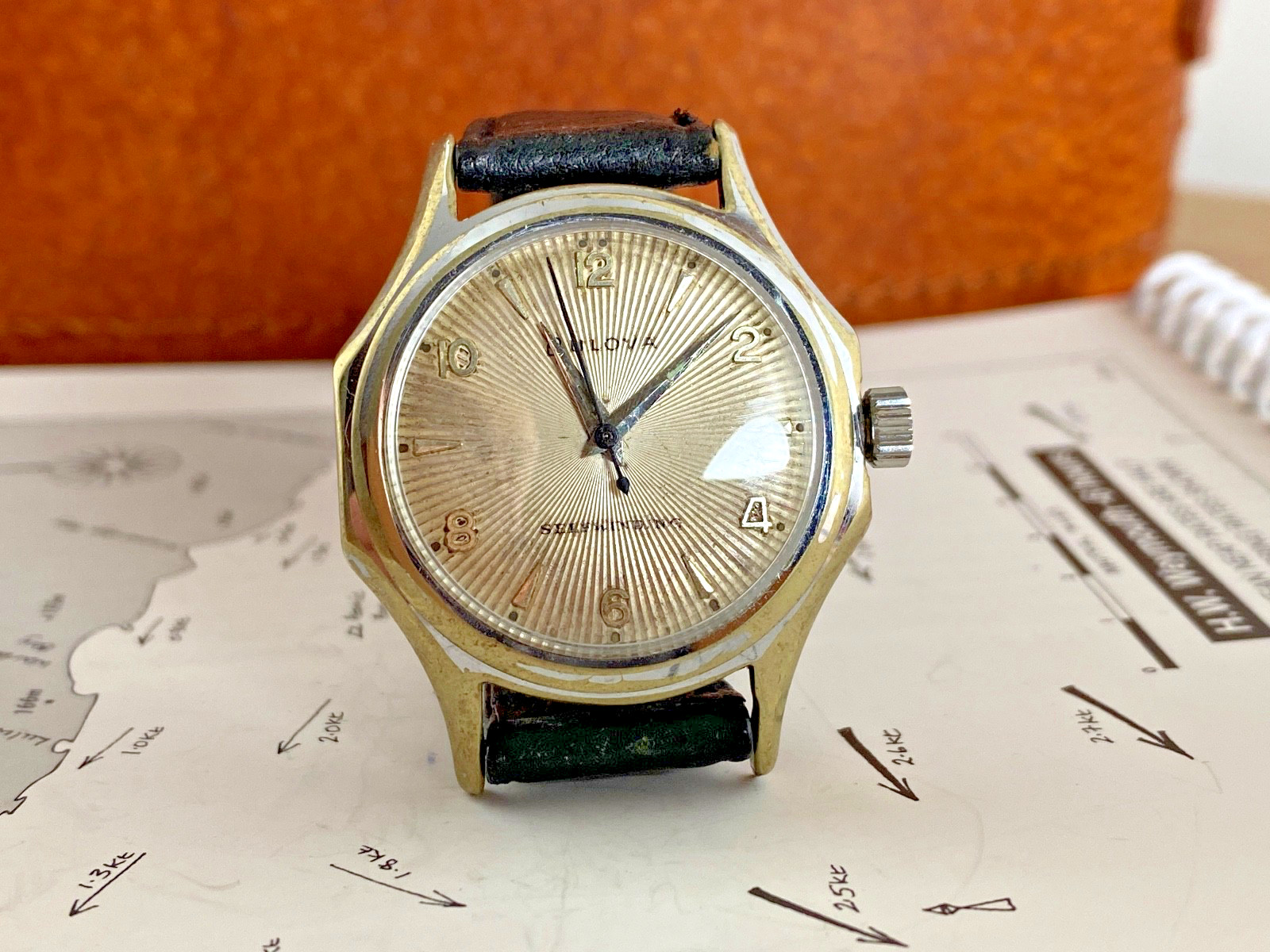 BULOVA SABRE JET Mid-20th Century 1954 Men’s Vintage Auto Self Winding Watch